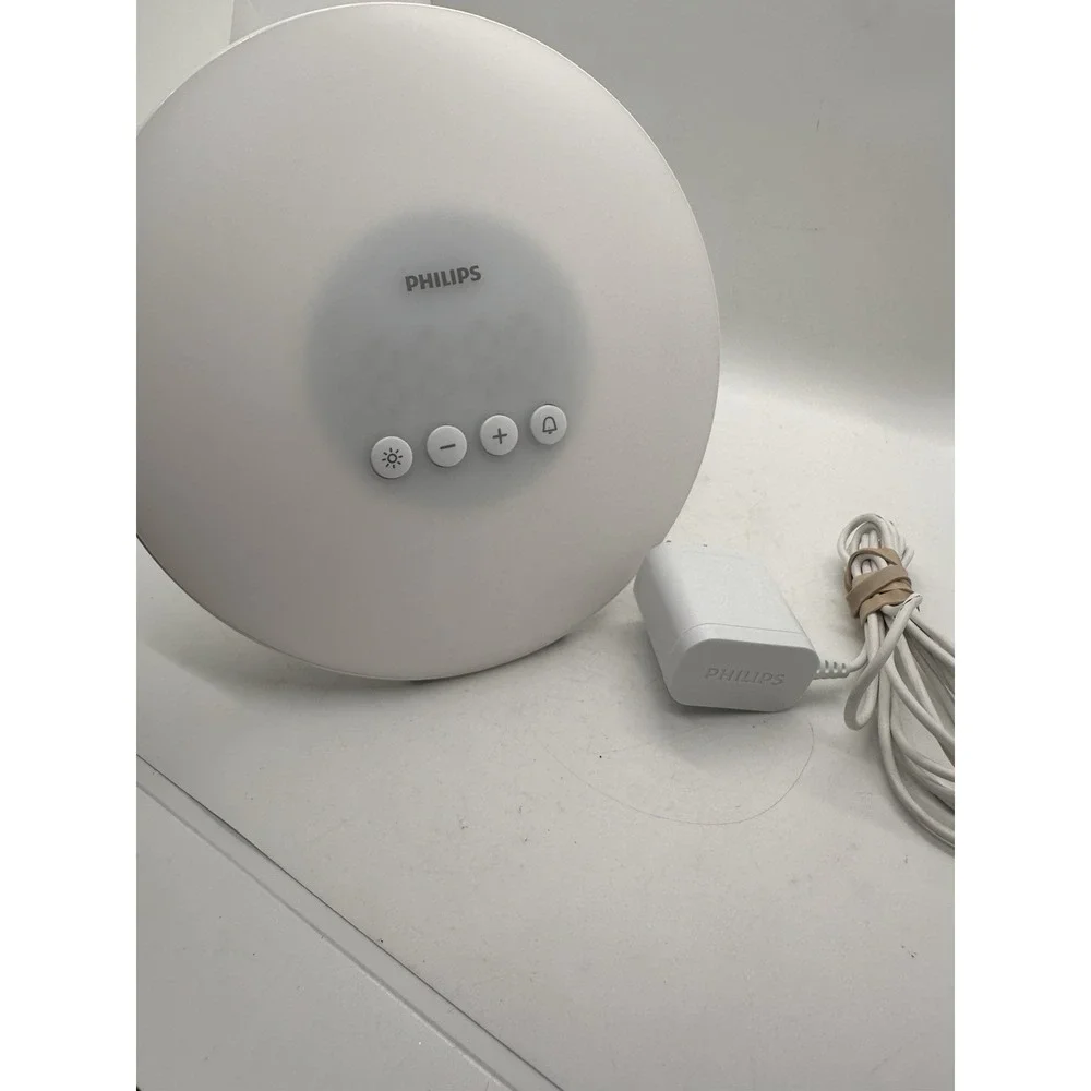 Philips HF3500 Wake Up Light Sunrise Alarm Clock White LED Luminaire‎ Lamp